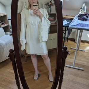 NWT Sofia Tsereteli L’Amour' short silk dress